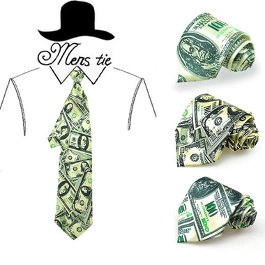 Novelty US Dollar Necktie
