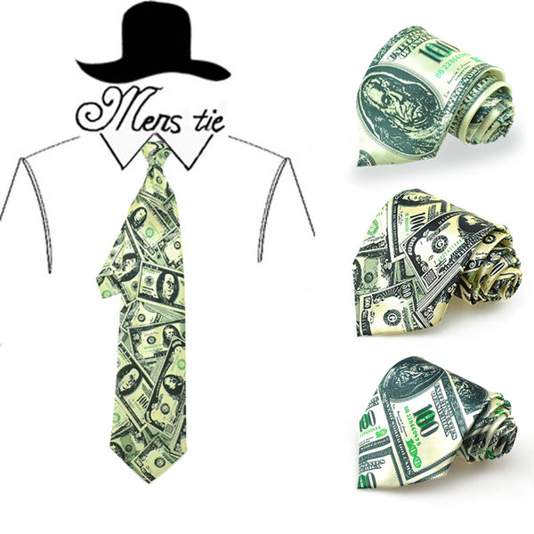 Novelty US Dollar Necktie