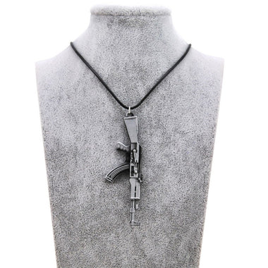 Novelty Men's Gun Pendant Necklace