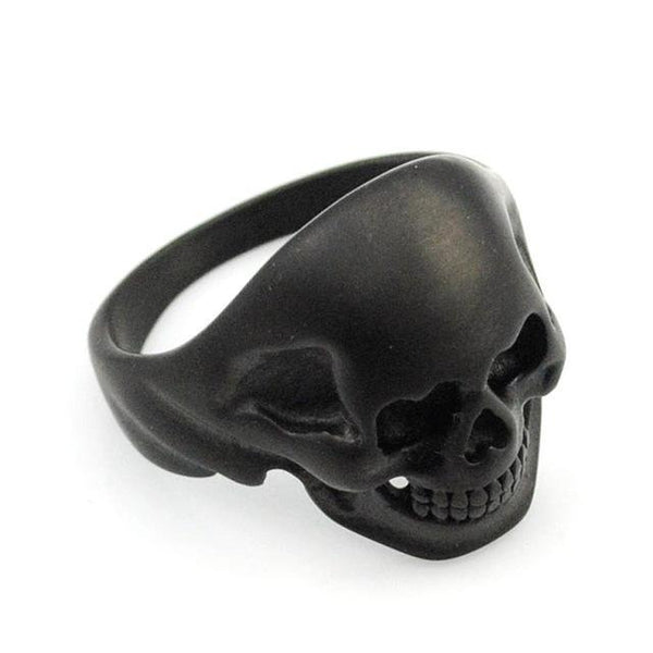 Punk Heart Eye Skull Ring